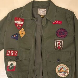 Ralph Lauren demon jacket green color size s